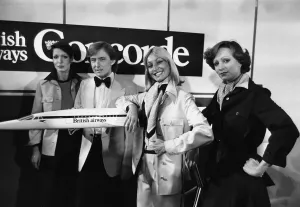 Concorde Cabin Crew in Hardy Amies Uniforms Print 1976