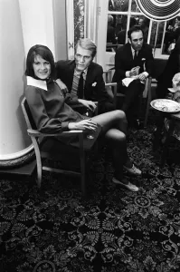 Entertainment In The 1960s Prints: Adam Faith with Sandie Shaw. 3rd January 1968
