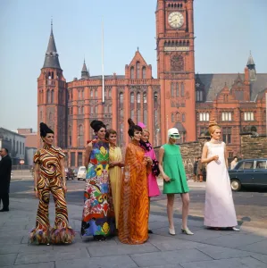 Fashion In The 60s Prints: Fashion show in Liverpool. April 1967