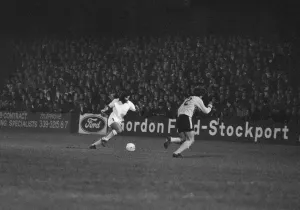 George Best Prints: George Best at Stockport County 1975 Print