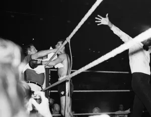 Alan Minter vs Marvin Hagler Print, Wembley Arena 1980
