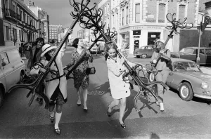 Kensington High Street History Prints: The Biba Boutique in West London. Kensington High Street area