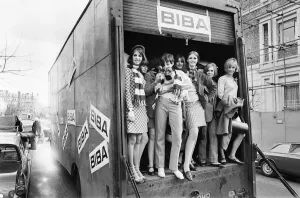 Kensington High Street History Prints: The Biba Boutique in West London. Kensington High Street area Young ladies