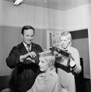 1972 Skinhead Girls Get a Haircut Print