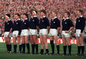 1300to1399 Prints: Scotland v England Rugby Union Print 1990