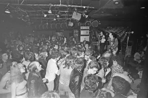 Print of The Clash live at The Rock Garden in Middlesbrough, May 1977