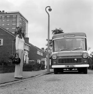 Print of the Dial-a-Bus service in Harrogate, West Yorkshire