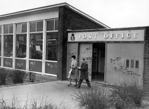 01400 Prints: Print of Post Office at Cantril Farm, Knowsley