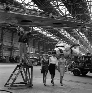Prints of Production of the Hawker Siddeley 748 at Woodford Aerodrome, Greater Manchester. 14th June 1967 Greater Manchester Prints: Hawker Siddeley 748 Production Print, Woodford Aerodrome, June 1967
