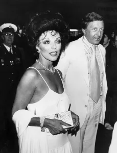 Joan Collins and husband Ron Kass at The Stud premiere - 1978 Print