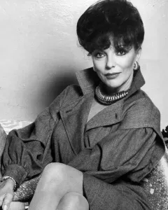 Joan Collins Hotel Room Print November 1982