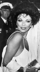 Joan Collins Print - Low Cut Evening Gown Premiere Photo 1978