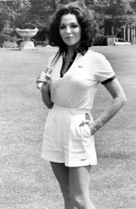 Joan Collins Tennis Print 1979