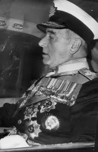 LORD LOUIS MOUNTBATTEN Print - 1965 Black and White Photo