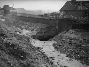 Bournville Canal Tunnel Print, 4th December 1940
