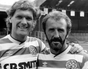 Prints of Roy Aitken with Danny McGrain July 1986 1400to1499 Prints: Roy Aitken Print with Danny McGrain, July 1986