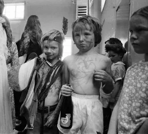 Vintage Fancy Dress Costumes Prints: Children Fancy Dress Competition held at Cheylesmore Community Centre, Coventry