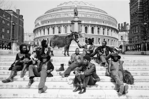 1500to1599 Prints: Print of Funkadelic at The Royal Albert Hall, May 1971
