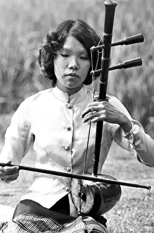 Miss Karnajana Waramontri from the Thai classical music goup of Srinkharin University of Miss Karnajana Waramontri from the Thai classical music goup of Srinkharin University of