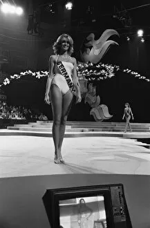Images Dated 13th November 1980: Miss World 1980, 13th November 1980. Miss Germany Gabriella Brum