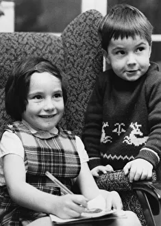 Recovery Gallery: Mitzi Greaves had away off school yesterday playing with her little brother Danny