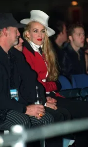 Model Jerry Hall Model at the MTV Music Video awards November 1996 Model Jerry Hall Model at the MTV Music Video awards November 1996