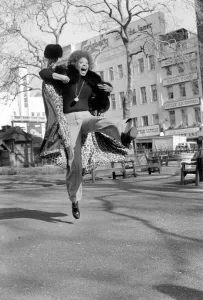 Mirror/0000to0099 00059/model lorne lesley jumping street february 1975 Mirror/0000to0099 00059/model lorne lesley jumping street february 1975