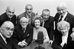 Images Dated 11th October 1972: Moments of nostalgia for a group of well known voices who gathered together at a