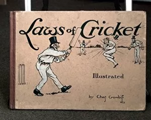 Images Dated 22nd June 1998: Money Page Cricket Feature Books Crombies Illustrated Laws of Cricket is worth