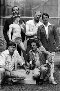 The Monty Python team (minus Eric Idle) back together again to promote the release of The Monty Python team (minus Eric Idle) back together again to promote the release of