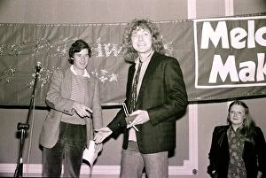Images Dated 28th November 1979: Monty Pythons Michael Palin seen here with Led Zeppelin