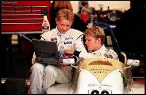 Images Dated 18th August 1998: Motor Racing Brothers John And Ryan Dalziel August 1998 On The First Steps Of The Ladder