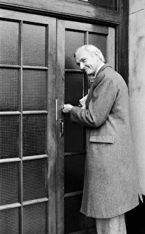 MP Harvey Proctor enters his Fulham High Street home. 13th March 1987 MP Harvey Proctor enters his Fulham High Street home. 13th March 1987