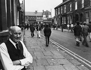 Mr Albert Langfield seen here outside his home in Kemlyn Road Mr Albert Langfield seen here outside his home in Kemlyn Road