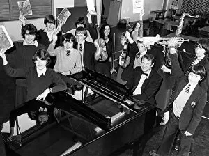 Images Dated 14th July 1981: Mr Edward Murphy took music lessons at Sacred Heart RC Secondary School in Redcar