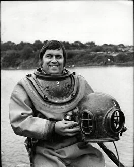 Not Personality Gallery: Mr John Prescott, MP for East Hull, in his diving suit at Burstwick
