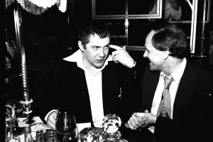 Mr Macho, Lewis Collins visits Newcastle nightclub Tuxedo Junction 09/01/81 Mr Macho, Lewis Collins visits Newcastle nightclub Tuxedo Junction 09/01/81