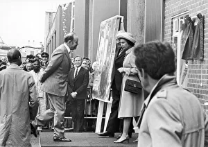 Mr Stan Wright Tees Dock manager seen here with the Queen after she unveiled the plaque Mr Stan Wright Tees Dock manager seen here with the Queen after she unveiled the plaque