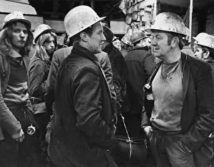 Mr. Tom McGuinness at the pithead of his colliery near Bishop Auckland, County Durham Mr. Tom McGuinness at the pithead of his colliery near Bishop Auckland, County Durham