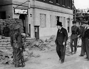 00363 Gallery: Mr. Winston Churchill paid a visit on Wednesday to Dover