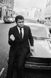 Muhammad Ali announces to the world that he intends to enter the professional boxing ring Muhammad Ali announces to the world that he intends to enter the professional boxing ring