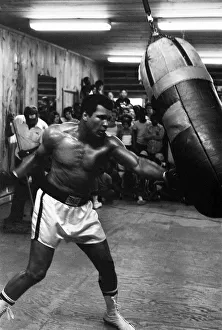 Muhammad Ali Boxer 1978 (aka Cassius Clay) training for the fight with Leon Spinks Muhammad Ali Boxer 1978 (aka Cassius Clay) training for the fight with Leon Spinks