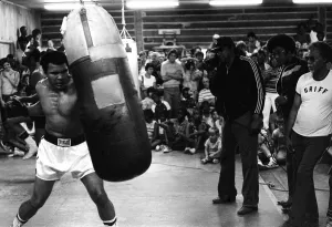 Muhammad Ali Boxer August 1978 training for the fight with Leon Spinks Muhammad Ali Boxer August 1978 training for the fight with Leon Spinks