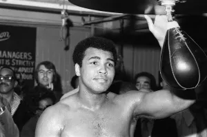 Muhammad Ali in Gleason's Gym ahead of his third fight with Ken Norton Muhammad Ali in Gleason's Gym ahead of his third fight with Ken Norton