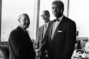 The Louisville Lip Gallery: Muhammad Ali at the Post Office Tower in London. 27th July 1966