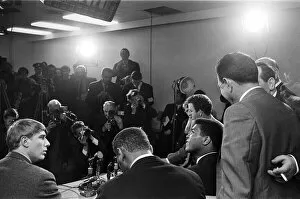 The Louisville Lip Gallery: Muhammad Ali at a press conference ahead of his rematch with Henry Cooper on 21st May