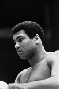 Portrait Posed Gallery: Muhammad Ali training in Deer Lake, Pennsylvania ahead of his second fight with Leon