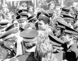 Muhammad Ali during his visit to Newcastle during July 1977 Muhammad Ali during his visit to Newcastle during July 1977