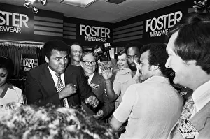 Muhammad Ali Visiting the Bull Ring Shopping Centre in Birmingham Muhammad Ali Visiting the Bull Ring Shopping Centre in Birmingham