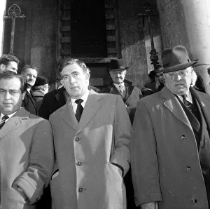Munich Air Crash memorial service Danny Blanchflower Munich Air Crash memorial service Danny Blanchflower